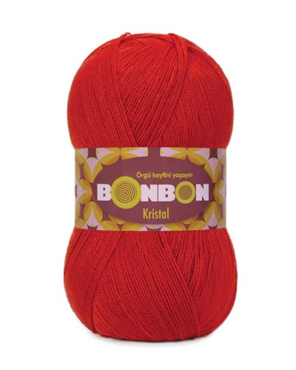 Bonbon Kristal 98211 Kırmızı | Bonbon Lif İpi