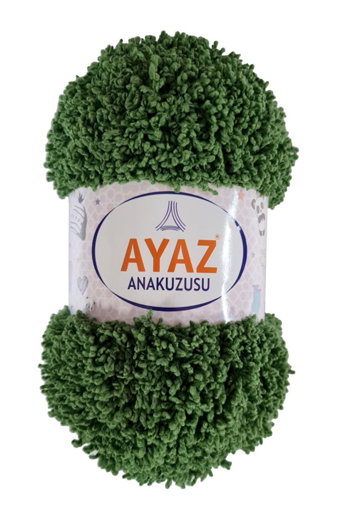 Ayaz Anakuzusu 1665 Çimen Yeşili  El Örgü İpi |Bebe El Örgü İpi