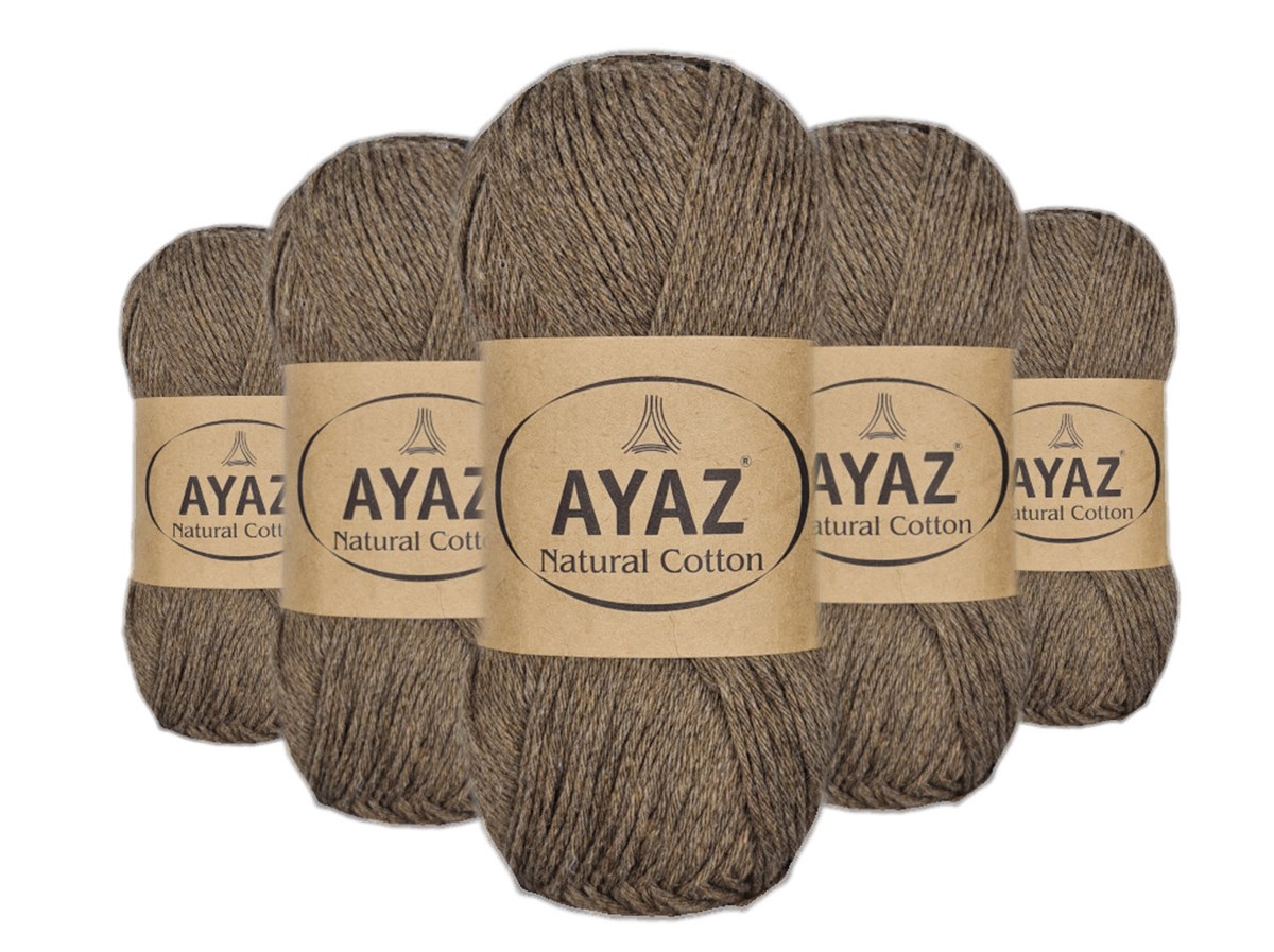 Ayaz Natural Cotton 2182 Açık Kahve | 5'li Pk