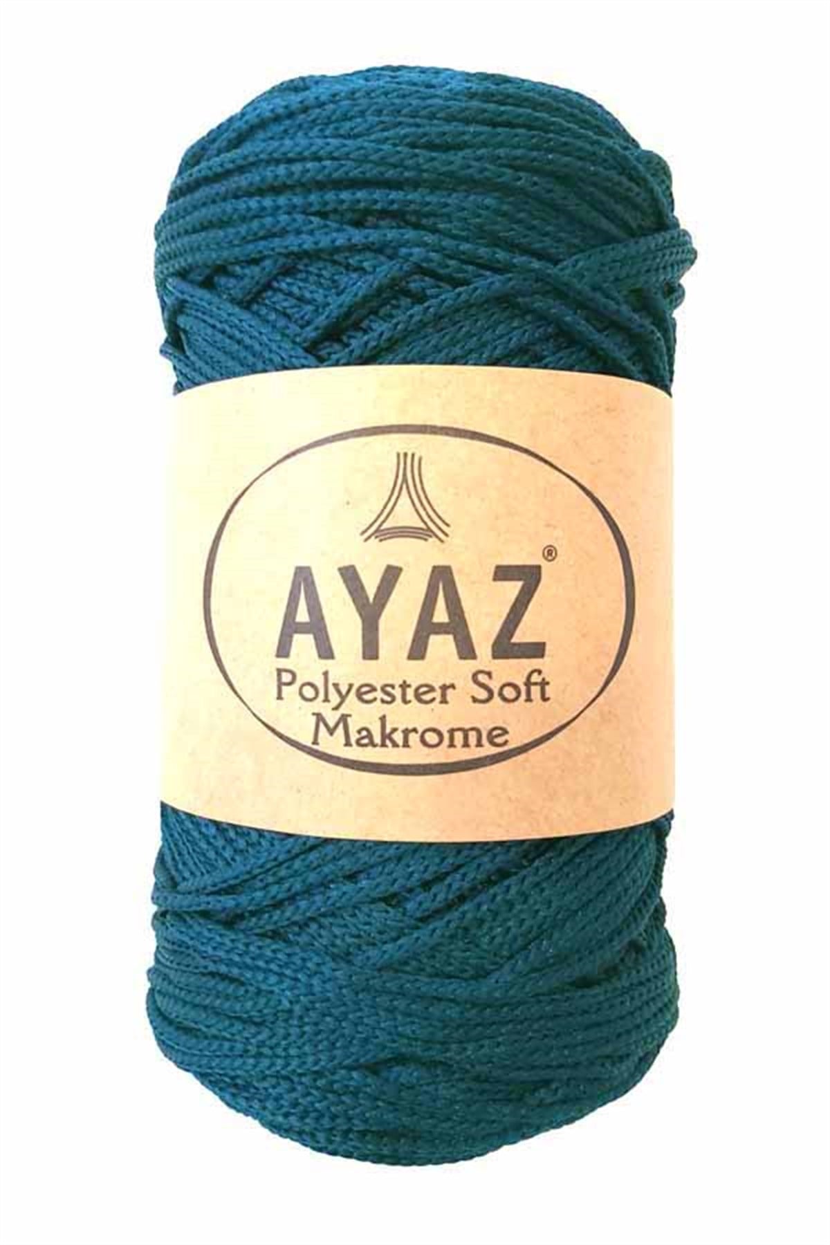 Ayaz Polyester Soft Makrome İpi  1328 Petrol