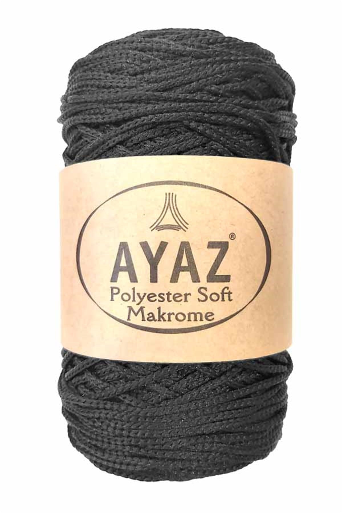Ayaz Polyester Soft Makrome İpi 1217 Siyah