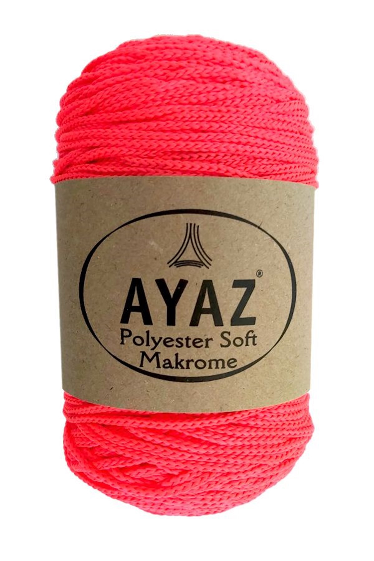 Ayaz Polyester Soft Makrome İpi 1398 Neon Turuncu