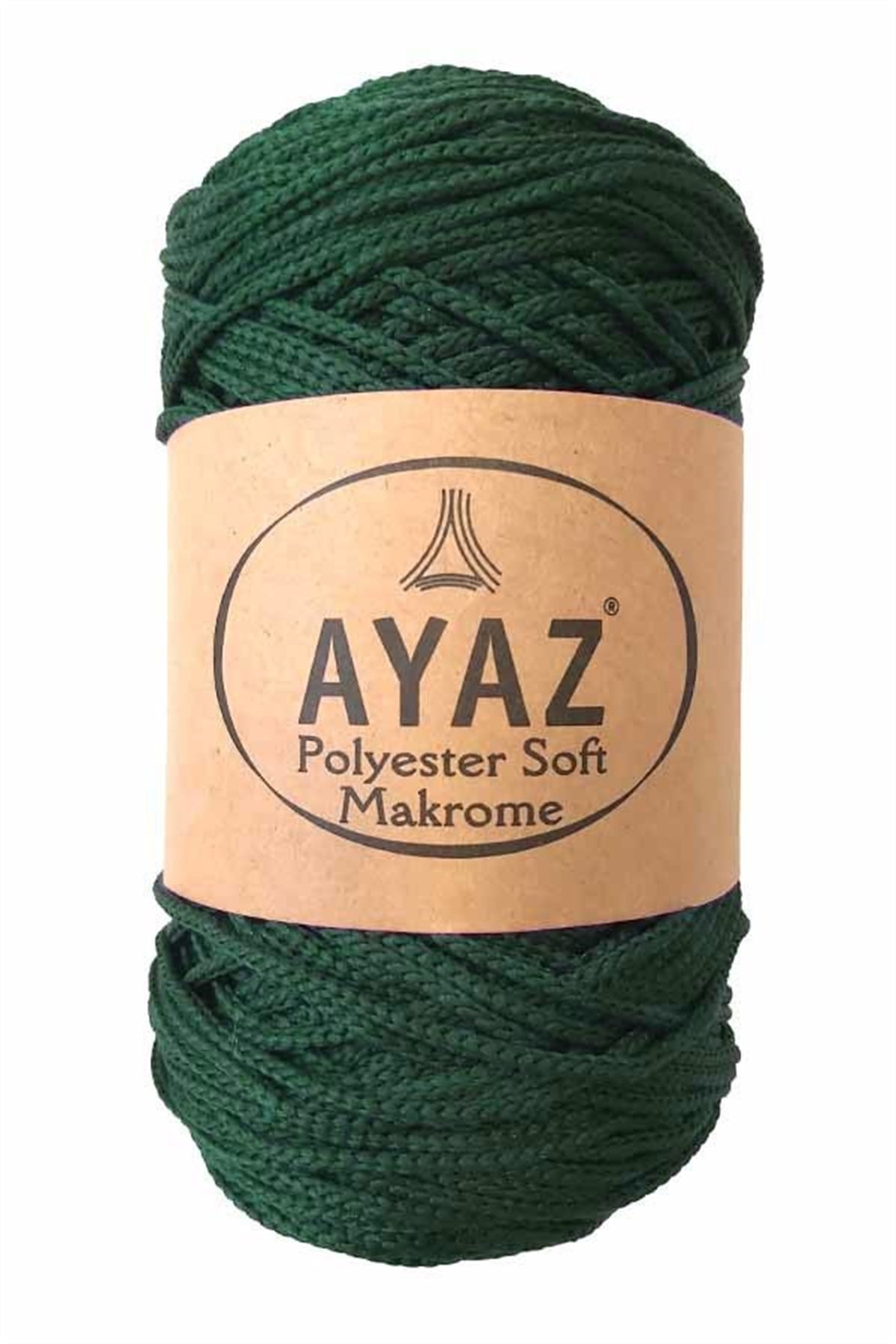 Ayaz Polyester Soft Makrome İpi 4601 Zümrüt