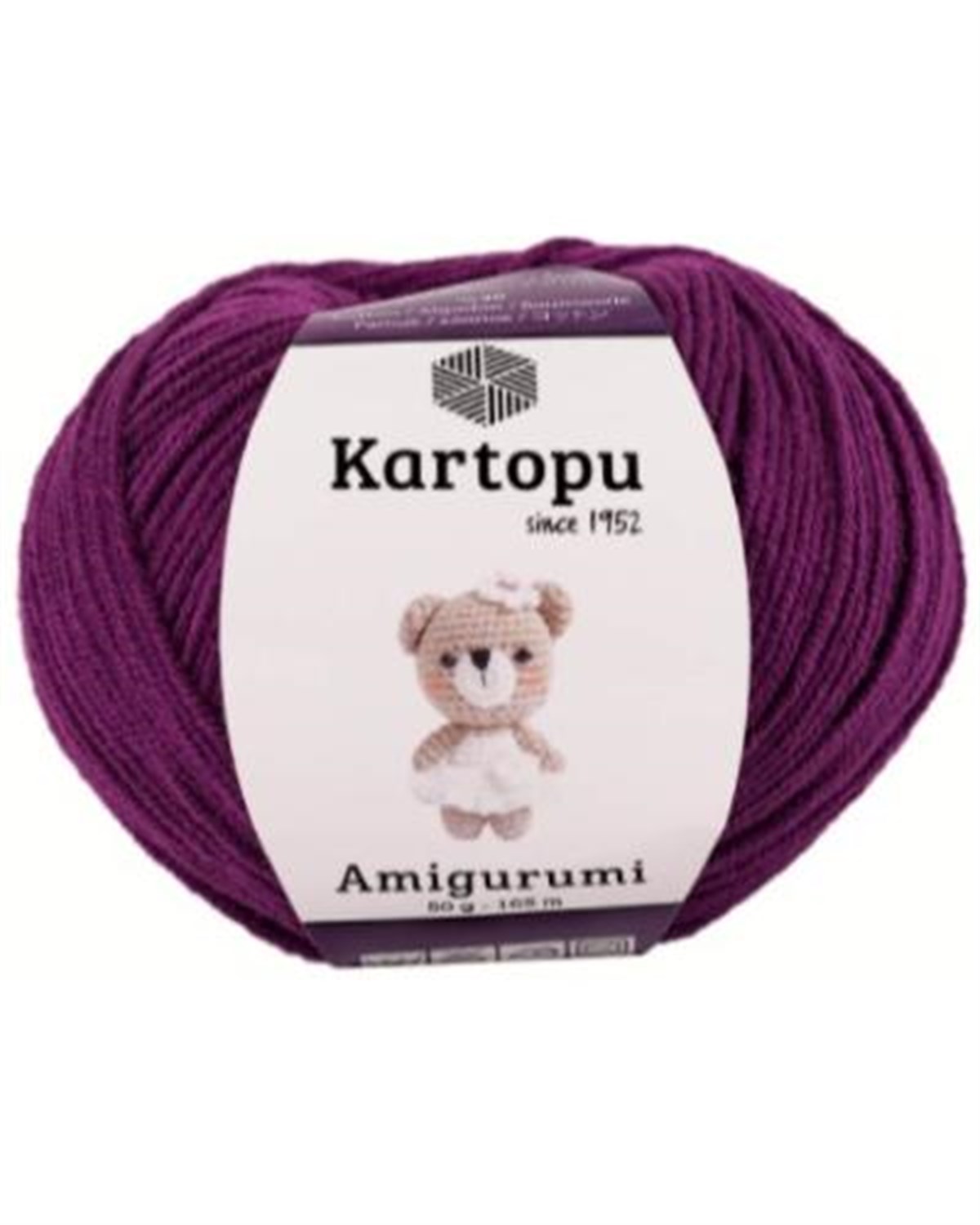 Kartopu Amigurumi K727 Koyu Eflatun | El Örgü İpi