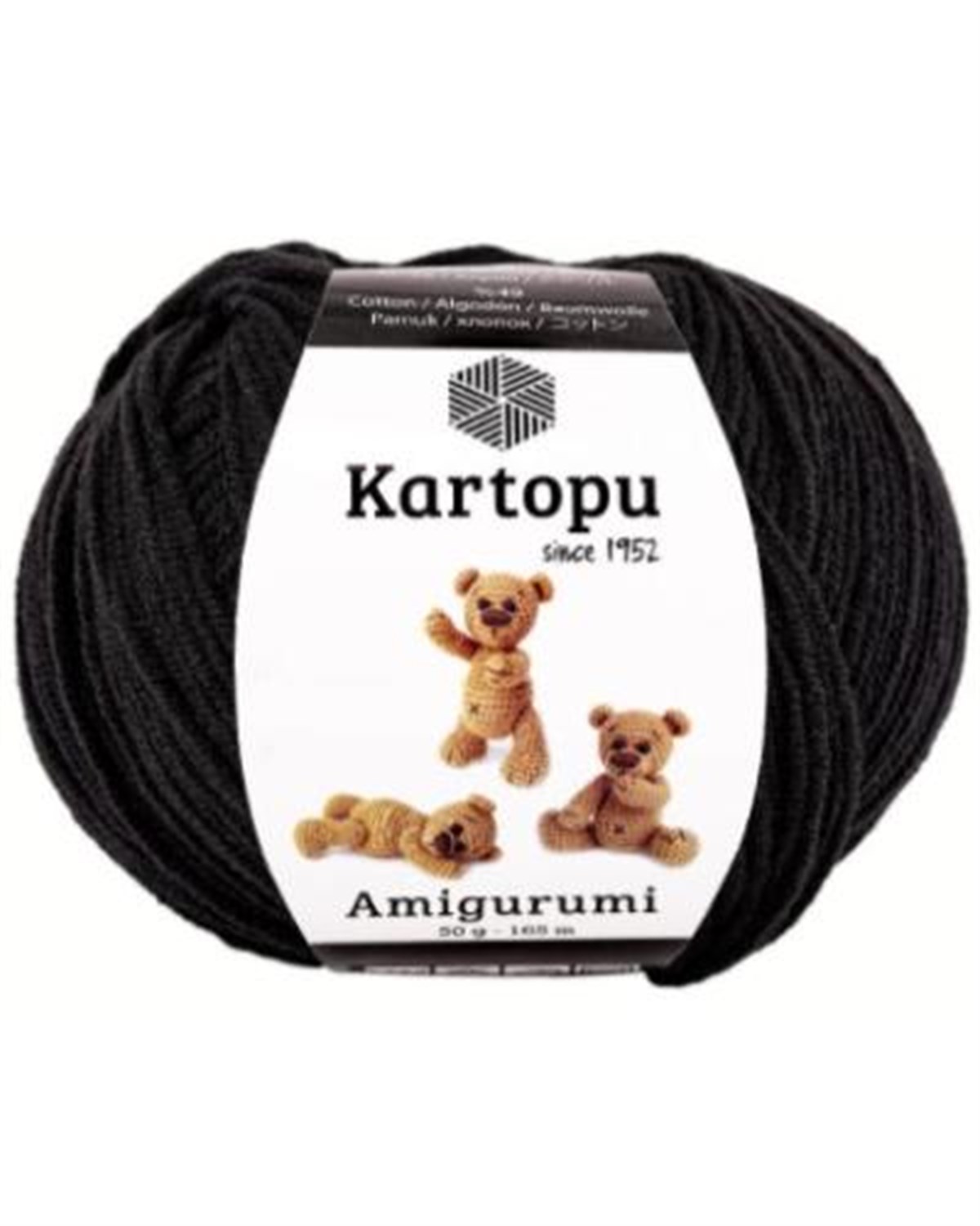 Kartopu Amigurumi K940 Siyah | El Örgü İpi