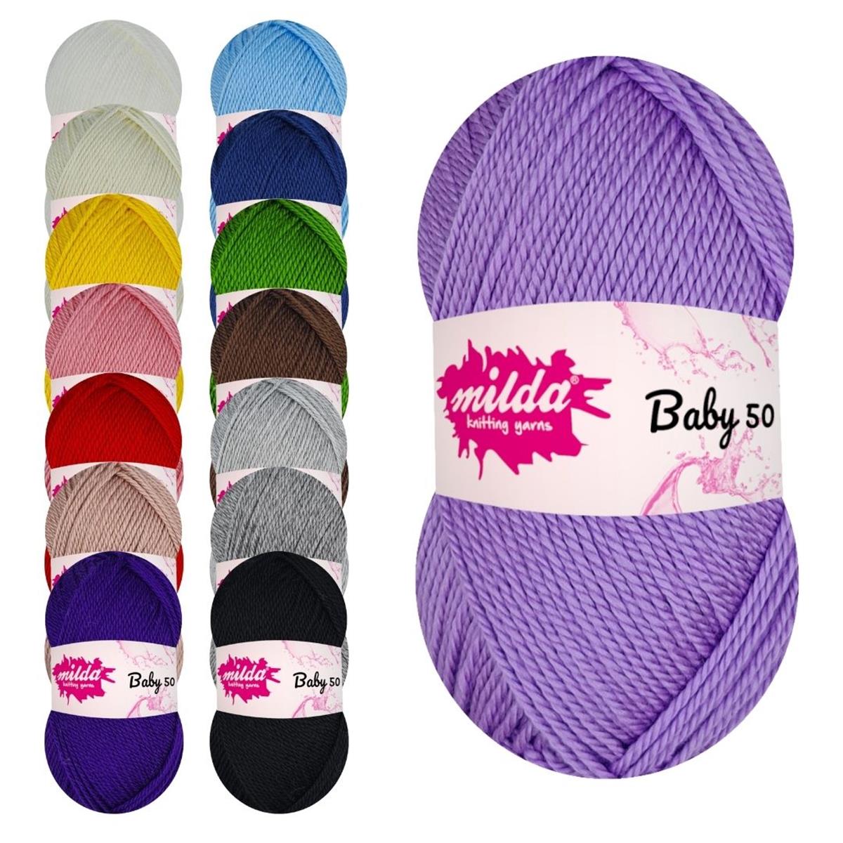 Milda Baby 50 - 15 Yumak Örgü İpi