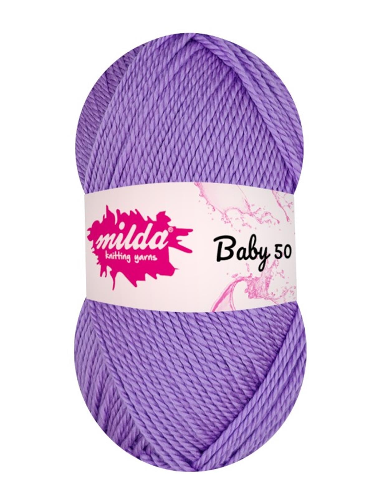 Milda Baby 50 2036 Eflatun | Milda El Örgü İplikleri