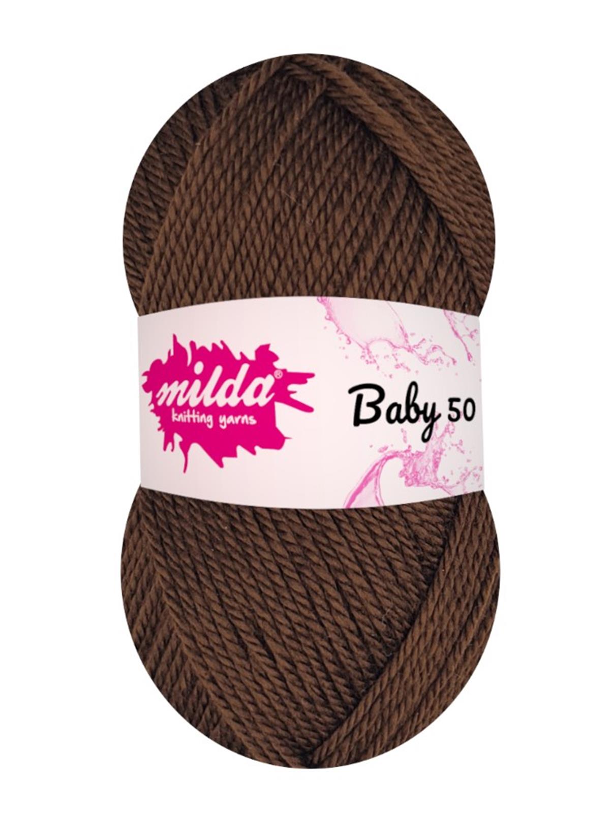 Milda Baby 50 6195 Kahverengi | Milda El Örgü İplikleri