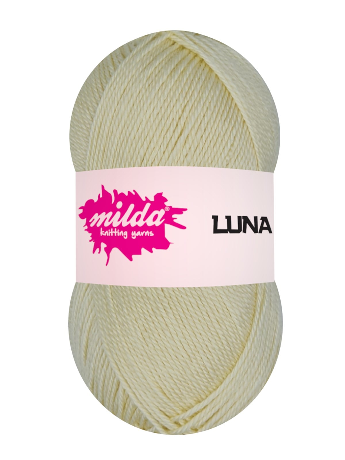 Milda Luna 1218 Krem Örgü İpi 5 Yumak  | El Örgü İpi