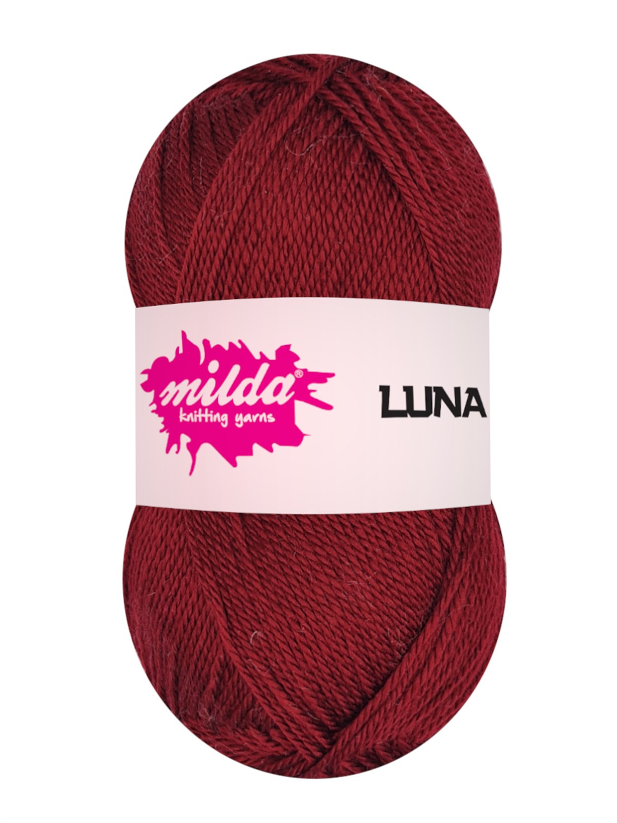 Milda Luna 1999 Bordo Örgü İpi 5 Yumak  | El Örgü İpi