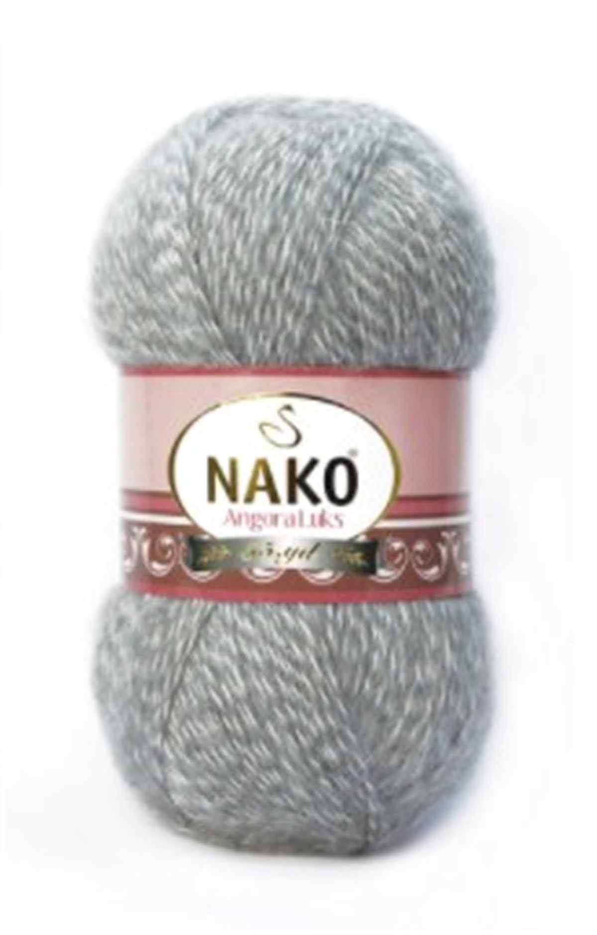 Nako Angora Luks 21422 Kırçıllı Gri | El Örgü İpi Paket Satış