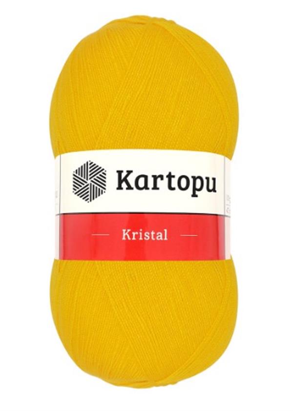 Kartopu Kristal K320 Koyu Sarı | El Örgü İpi