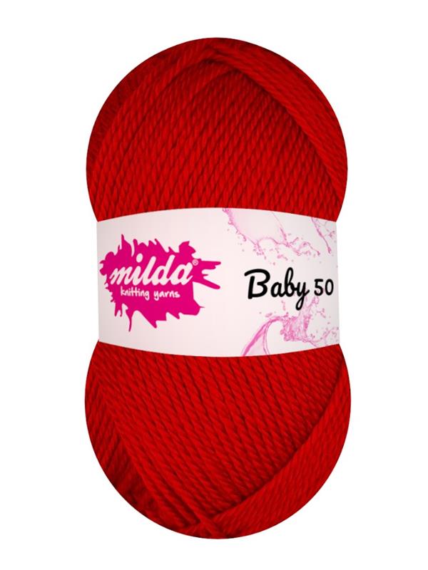 Milda Baby 50 1207 Açık Kırmızı | Milda El Örgü İplikleri