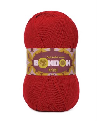 Bonbon Kristal 98237 Koyu Kırmızı | Bonbon Lif İpi