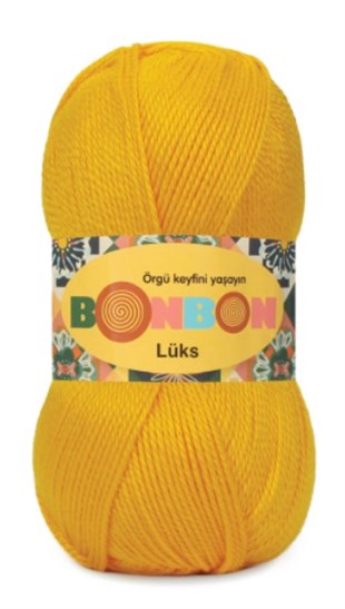 Bonbon Lüks 98598 Koyu Sarı | El Örgü İpliği