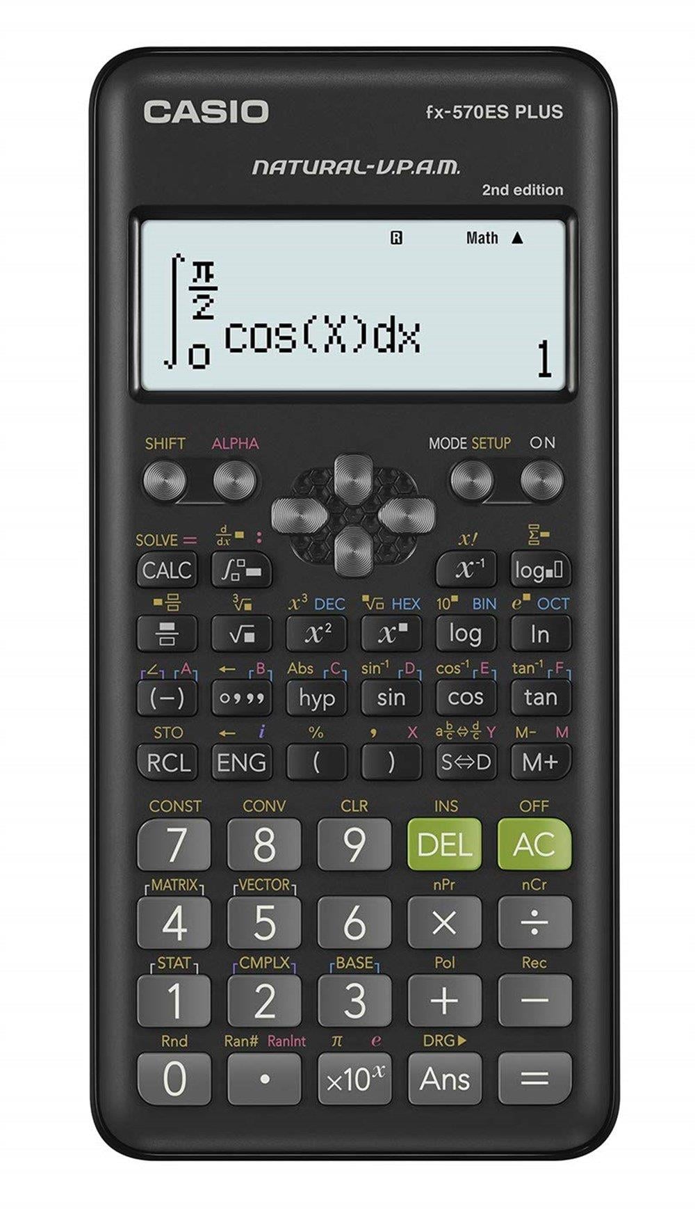 Casio FX-570ES Plus 2. Versiyon Bilimsel Hesap Makinesi