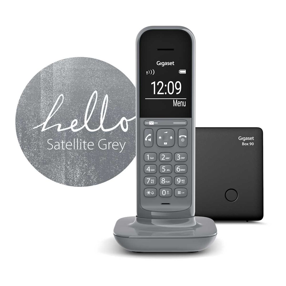 Gigaset CL390 Telsiz Telefon Satellite Grey
