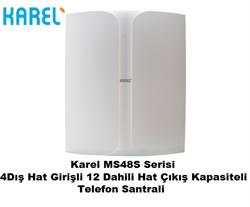 Karel MS48S 4/12 Kapasiteli Telefon Santrali