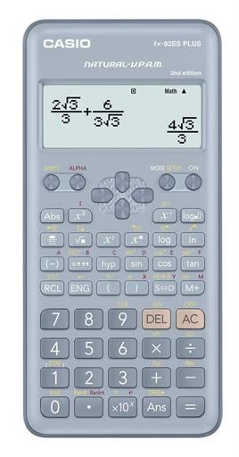 Casio FX-82ES Plus Mavi Bilimsel Fonksiyonlu Hesap Makinesi 2.Versiyon
