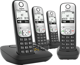 Gigaset A690A Quad 4 Ahizeli Telesekreterli Telsiz Telefon