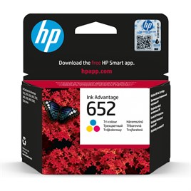 HP 652 F6V24AE Renkli Kartuş