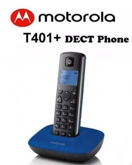 Motorola T401+ Handsfree Dect Telsiz Telefon Lacivert&Siyah