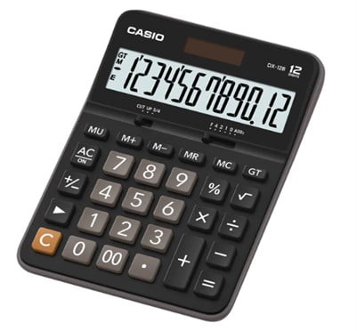 Casio DX-12B Masaüstü Hesap Makinası
