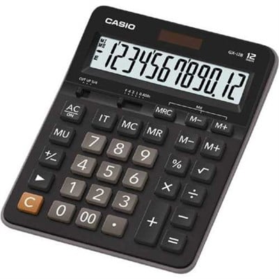 Casio GX-12B 12 Haneli Masaüstü Hesap Makinesi