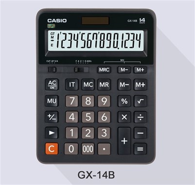 Casio GX-14B 14 Haneli Masaüstü Hesap Makinesi