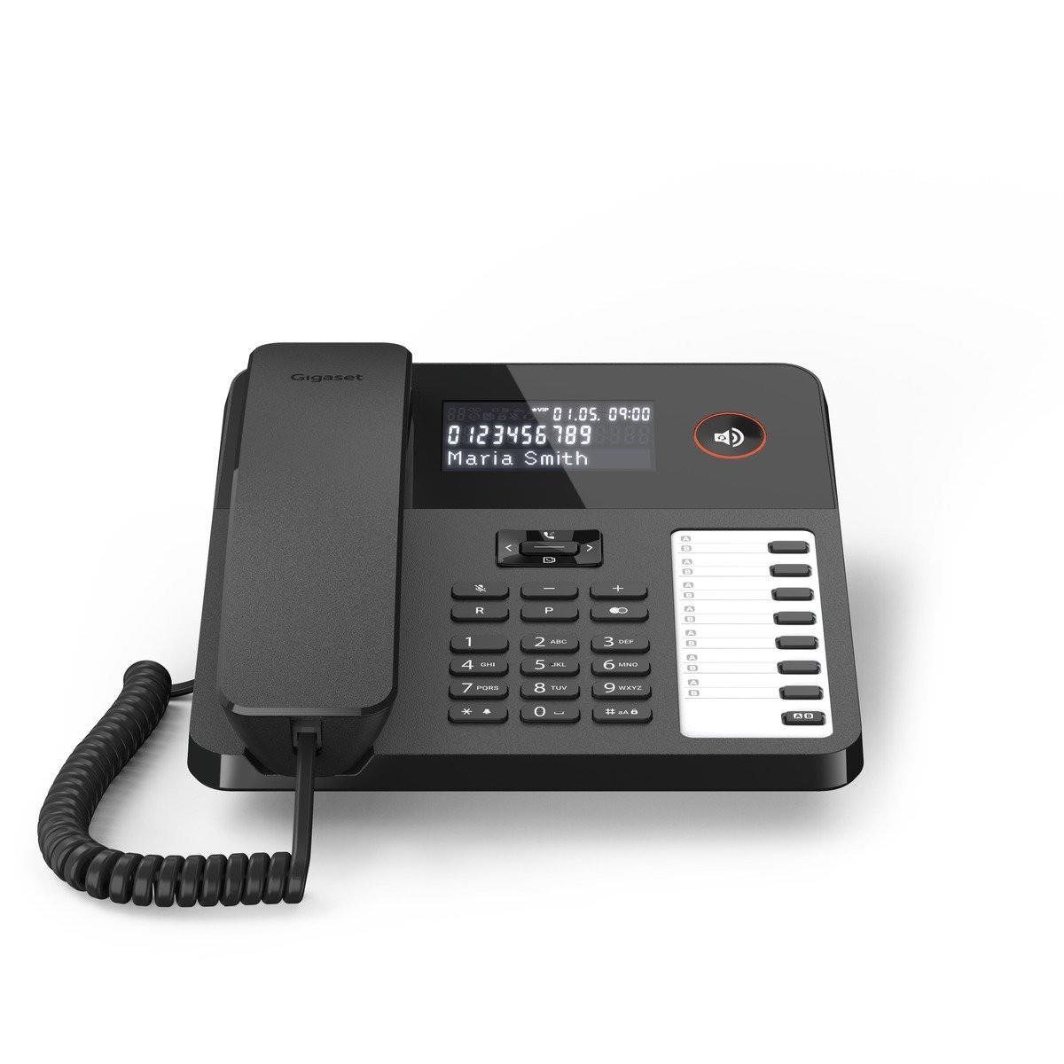 Gigaset Desk 600 Ekranlı Masaüstü Kablolu Telefon Siyah