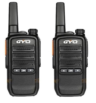 GYQ Q75 Pmr El Telsizi 15 KM Mesafeli Siyah (2'li Set)
