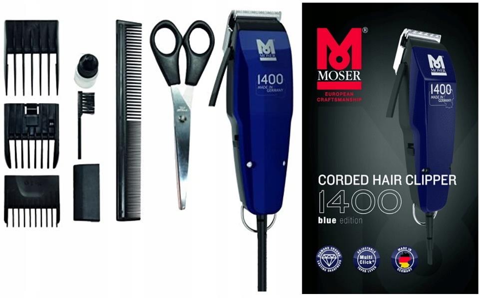 Moser 1400-0452 Edition Saç Kesme Makinesi Full Set