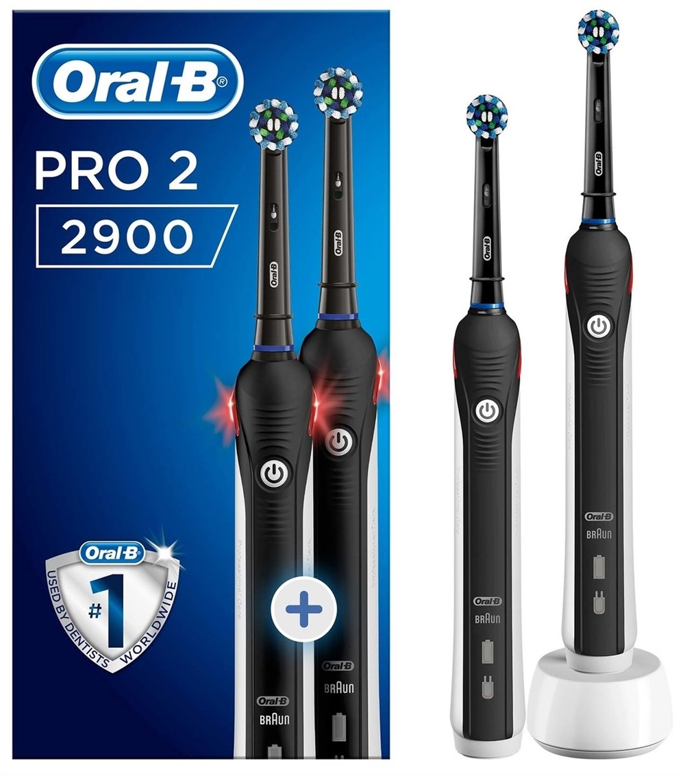 Oral-B Pro 2900 2'li Şarjlı Diş Fırçası