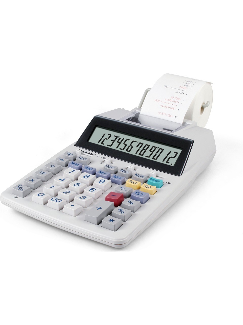 Sharp EL-1750V 12 Haneli Şeritli Hesap Makinesi