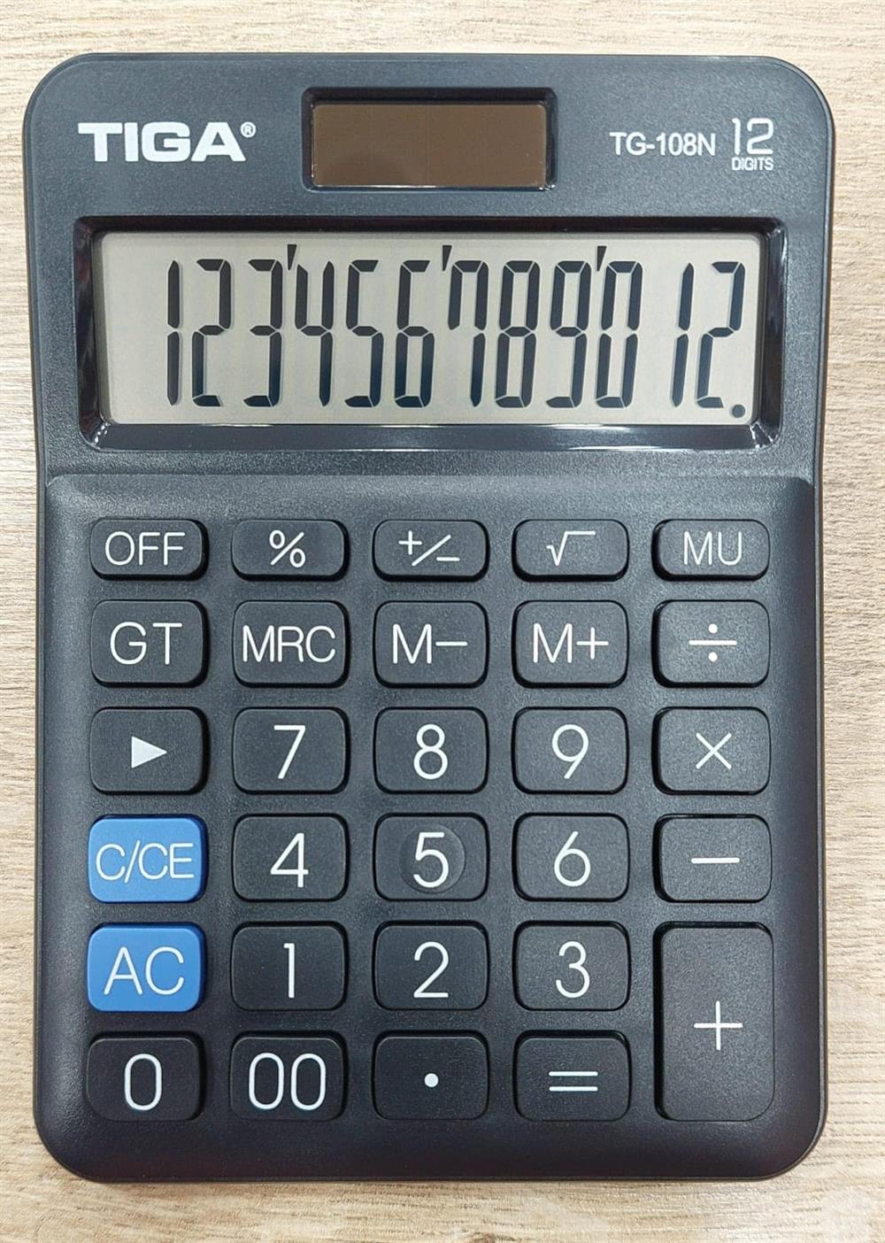 Tiga TG-108N 12 Hane Masaüstü Hesap Makinesi
