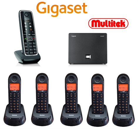 Gigaset C530 6 Dahili Multitek Telsiz Kablosuz Telefon Santrali