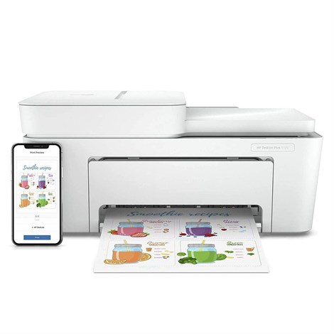 HP DeskJet Plus 4120 Renkli Yazıcı Fotokopi Faks Tarayıcı Wi-fi