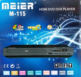  Meier M-115 HDMI DivX USB MP3 DVD Player 