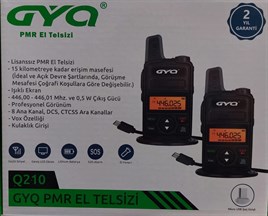 GYQ Q210 Dijital Mini Pmr El Telsizi (2'li Set)