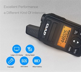 GYQ Q210 Dijital Mini Pmr El Telsizi (2'li Set)