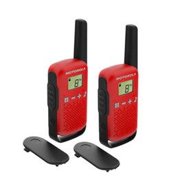 Motorola TLKR-T42 Kırmızı PMR El Telsizi Pilli Ekonomik Paket
