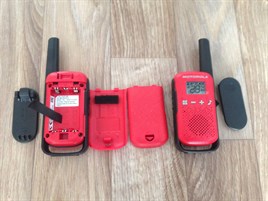 Motorola TLKR-T42 Kırmızı PMR El Telsizi Pilli Ekonomik Paket