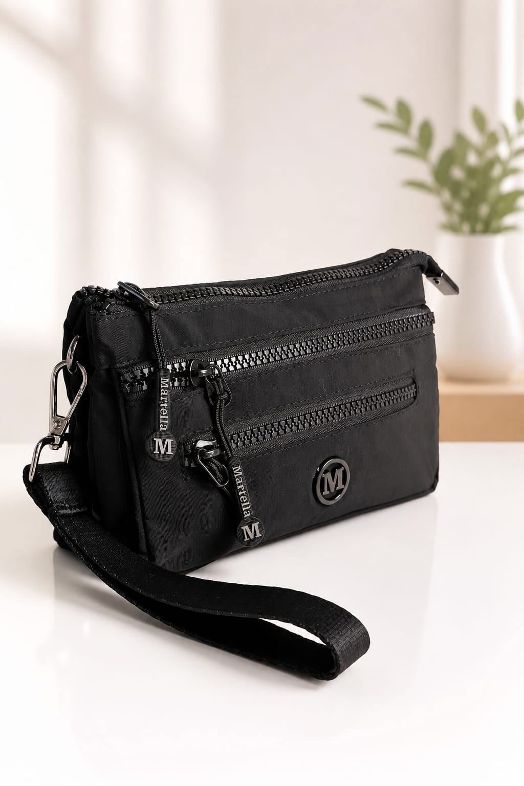 Martella Kipling Kumaş Clutch Çanta M113 Siyah