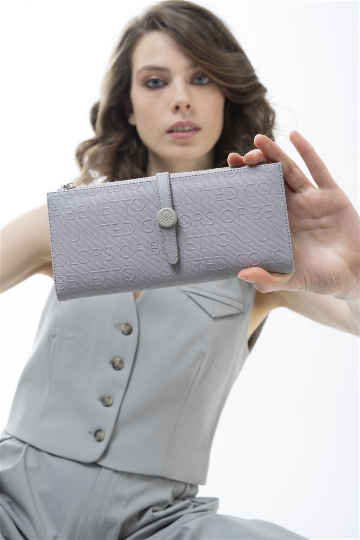 Benetton Kadın Cüzdan Bnt_732 A.Gri