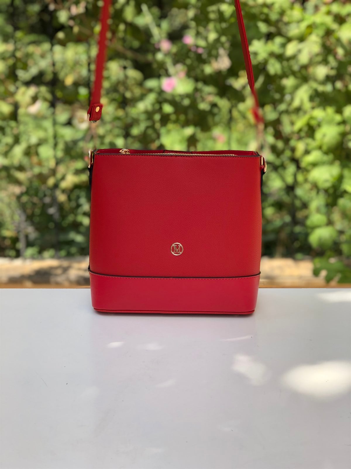 Çapraz Askılı Kadın Omuz Çantası MV061 Kırmızı