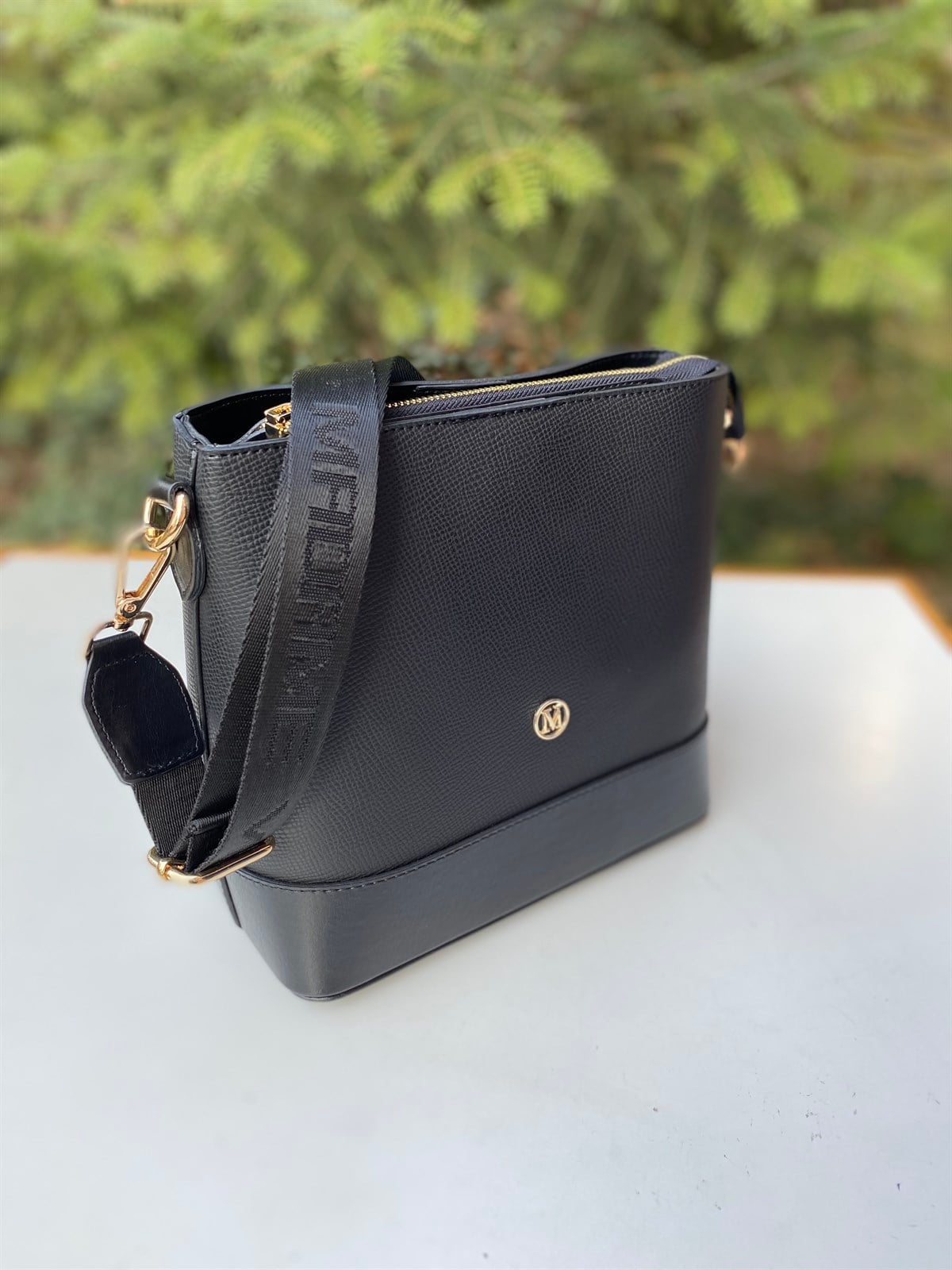 Çapraz Askılı Kadın Omuz Çantası MV061 Siyah Kl