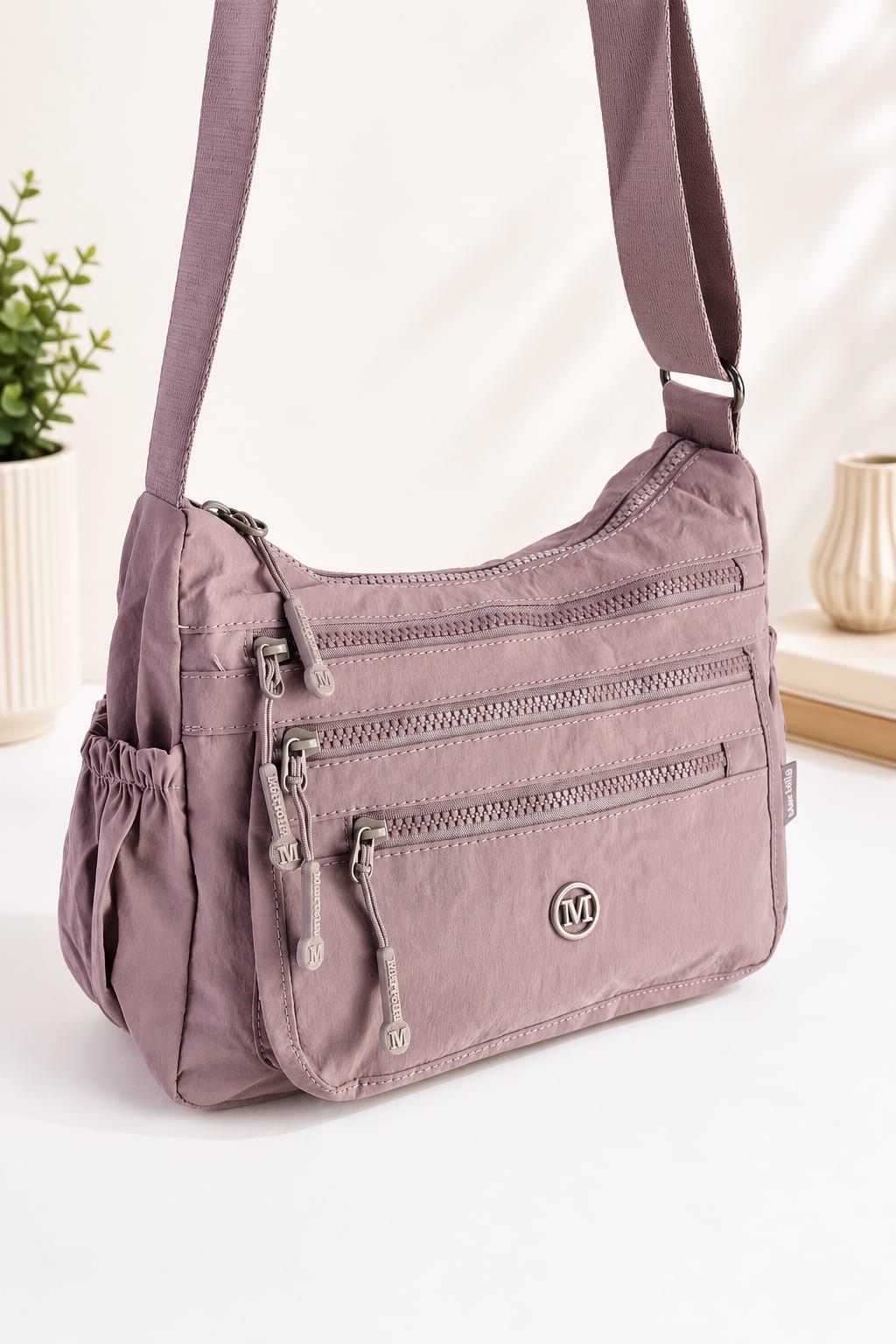 Martella Kadın Kipling Kumaş Postacı Çanta M15 Pembe