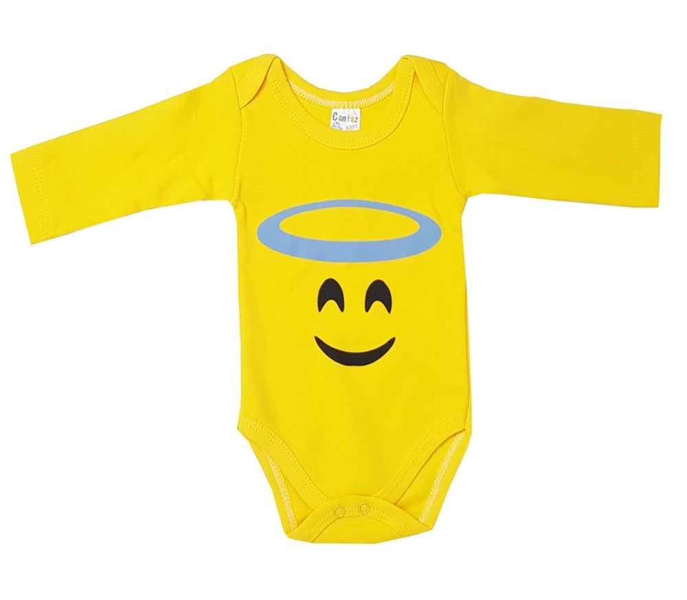 Cantaz Dönenceli Emoji  Kız & Erkek Bebek Badi & Zıbın