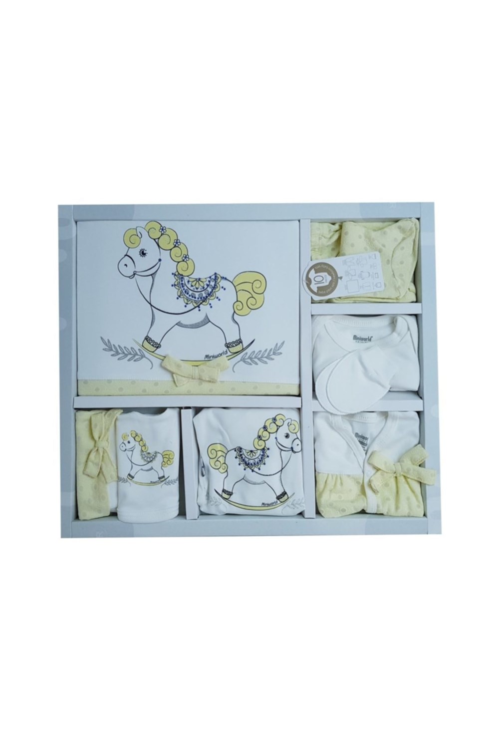 Miniworld  Atlı Kız 10 Parça Bebek Yenidoğan Hastane Çıkışı