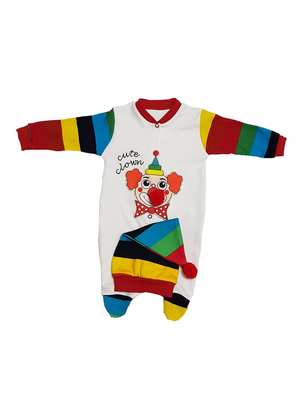 Necix Palyaçolu 2 Li Bebek Tulum